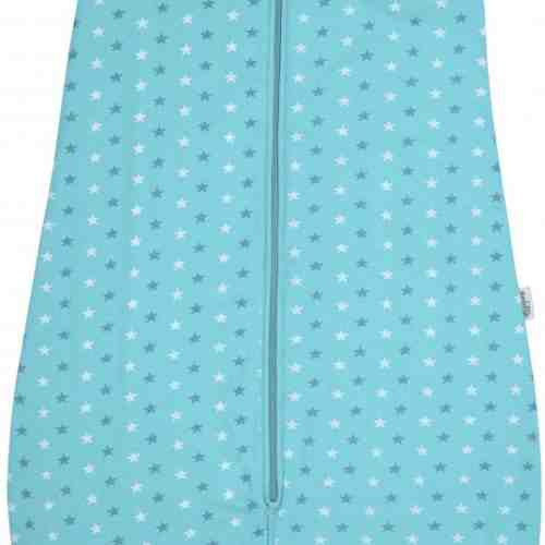 Sac de dormit cu picioruse Teal Stars 12-18 luni 3.5 Tog
